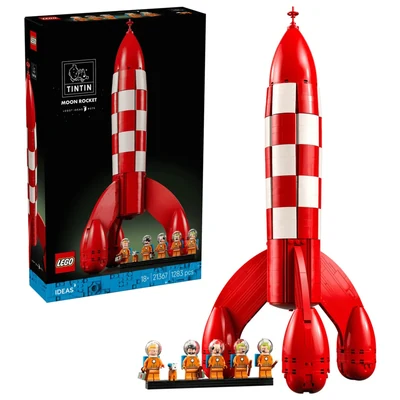 LEGO Ideas 21367 - Zestaw Tintin i rakieta na Księżyc