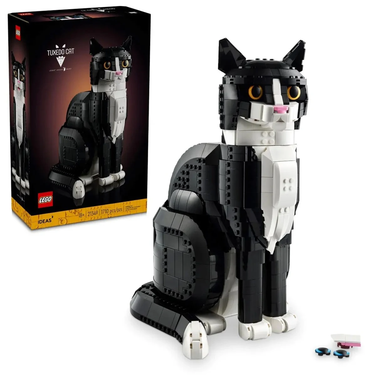 LEGO Ideas - Biało-czarny kot 1710 elementów
