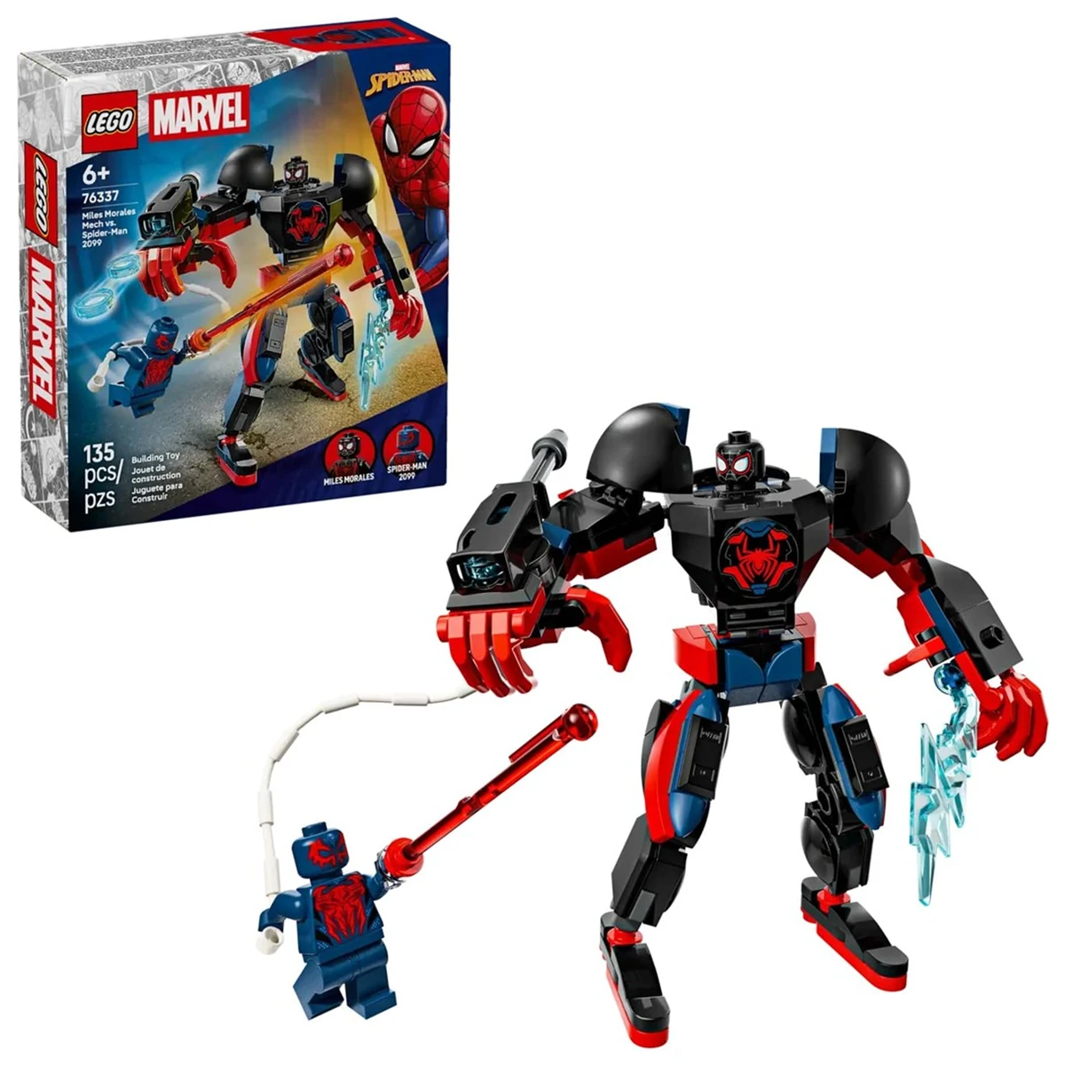 LEGO Marvel Miles Morales kontra Spider-Man 2099