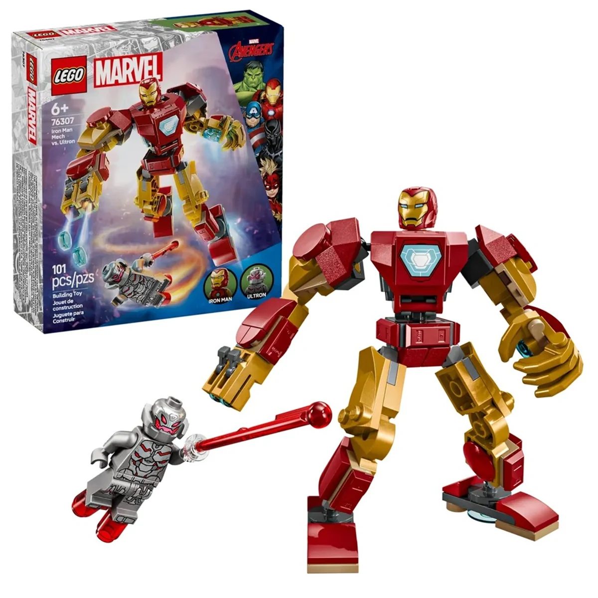 LEGO Marvel Super Heroes 76307: Mech Iron Mana vs. Ultron