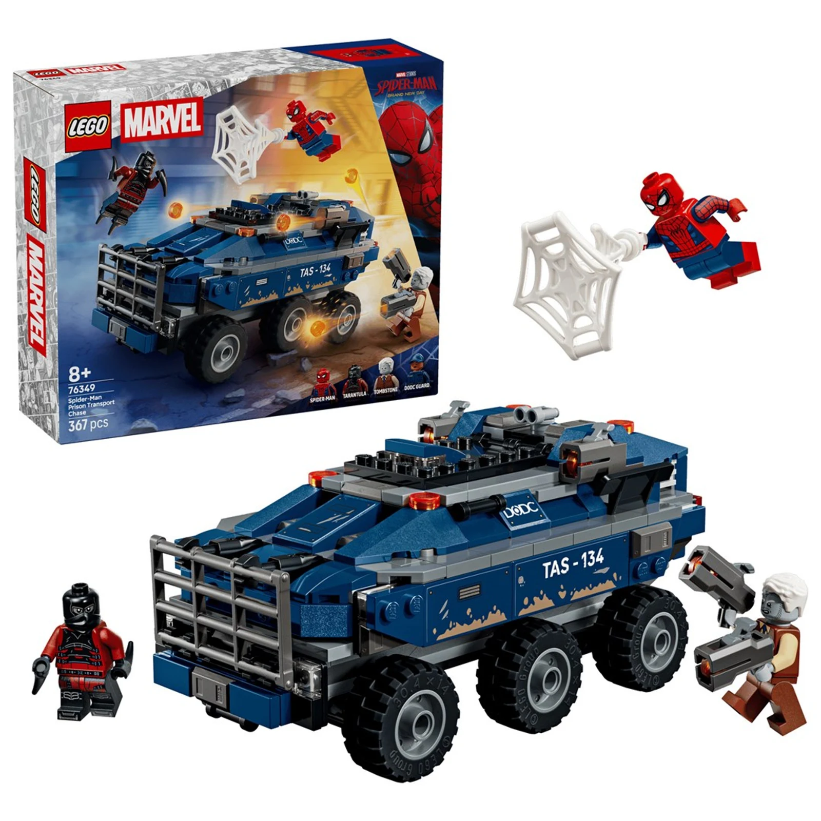 LEGO Marvel Super Heroes 76349 - Poscig Spider-Mana z więźniarką — zdjęcie 1 z 8