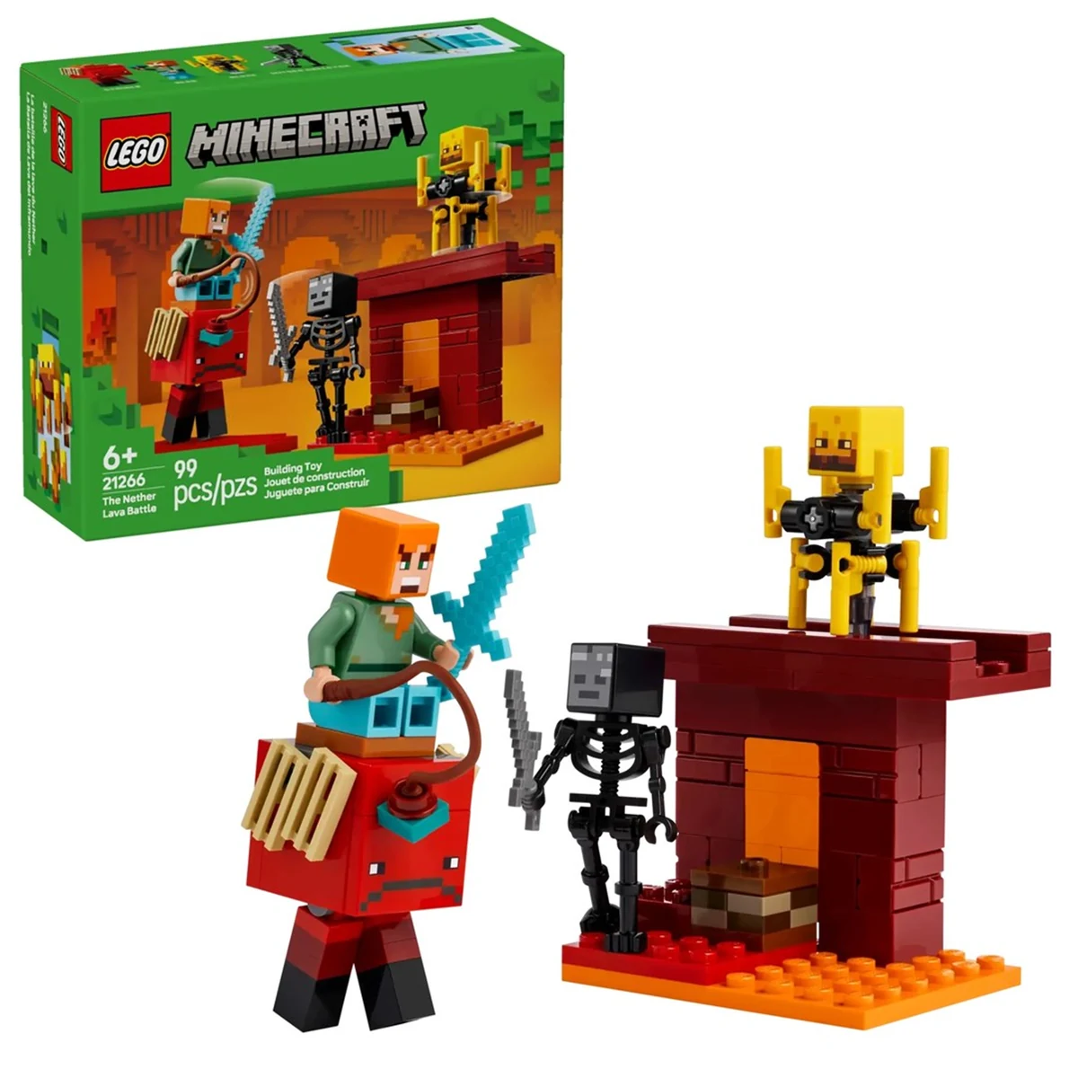 LEGO Minecraft 21266 - Bitwa na moście Netheru