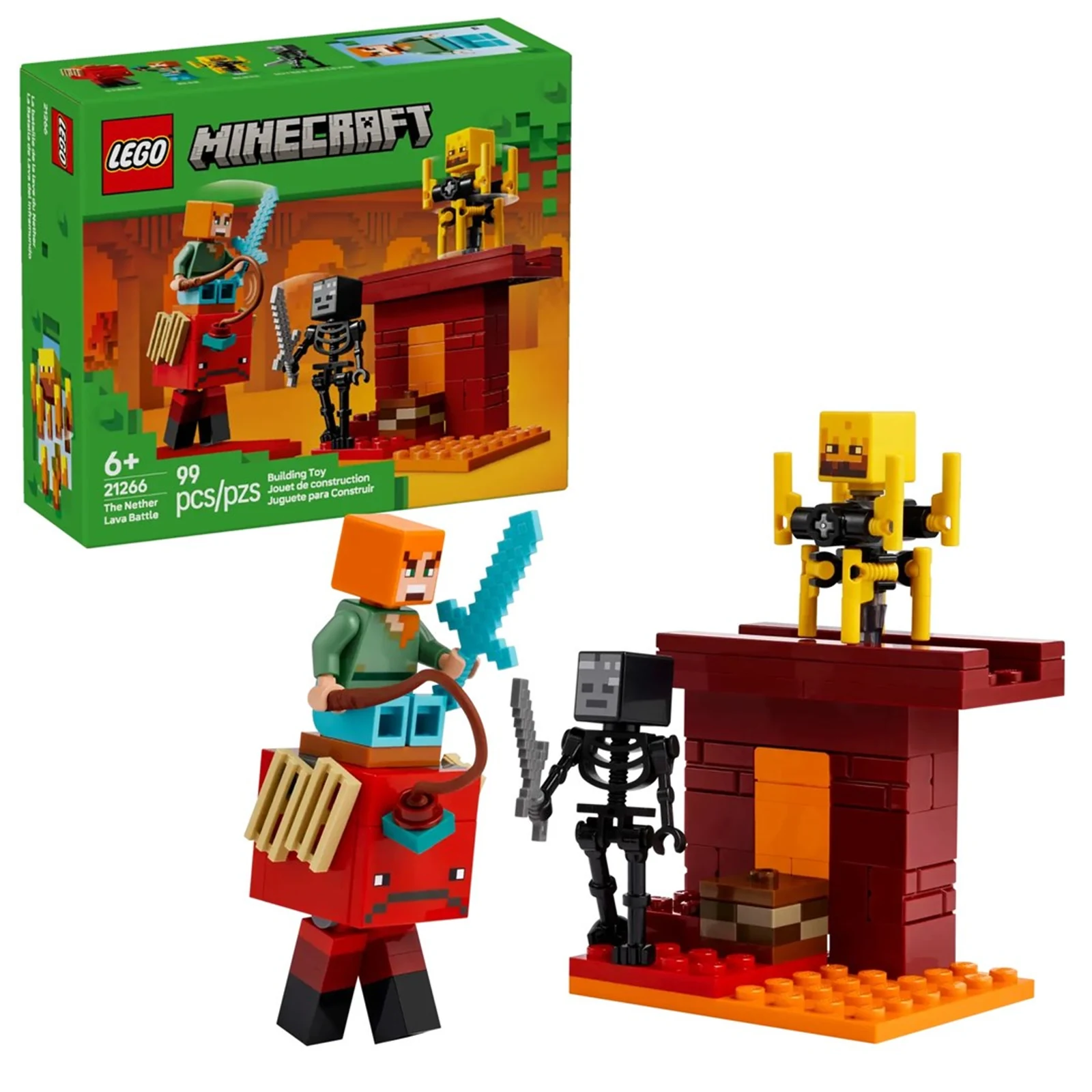 LEGO Minecraft 21266 - Bitwa na moście Netheru — zdjęcie 1 z 8
