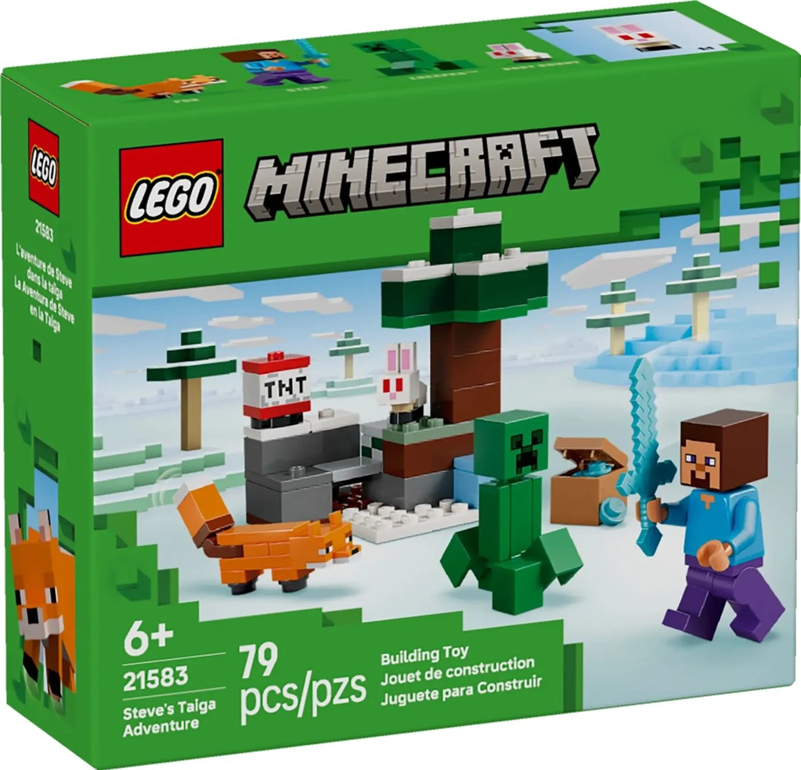 LEGO Minecraft 21583 - Przygoda Steve'a w tajdze — zdjęcie 1 z 7