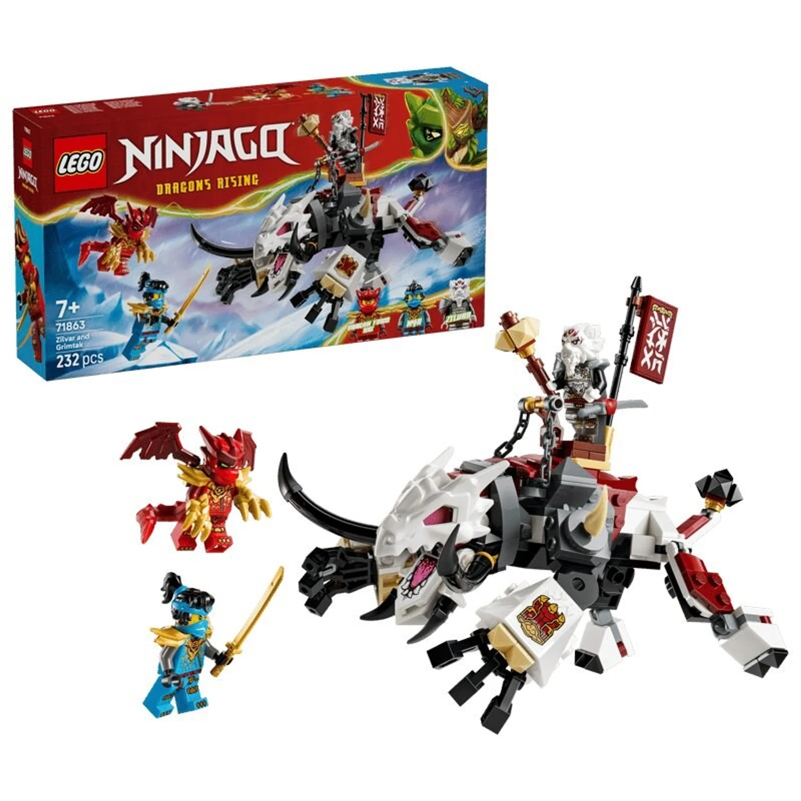 LEGO Ninjago 71863 - Zilvar i smocza bestia Grimtak — zdjęcie 1 z 6