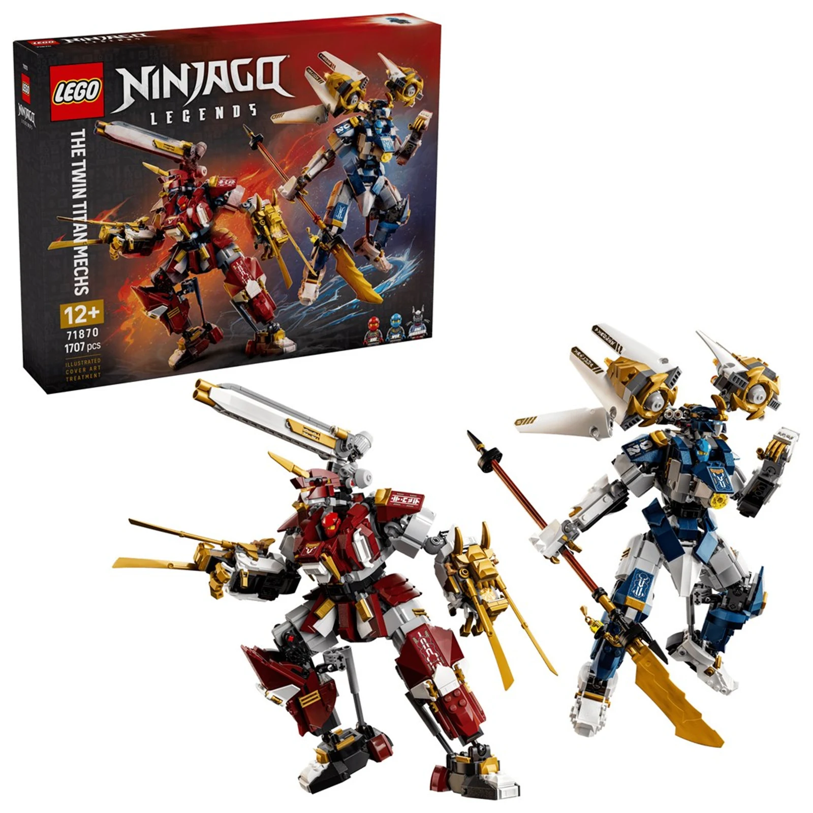 LEGO Ninjago 71870 - Bliźniacze tytanowe mechy — zdjęcie 1 z 8