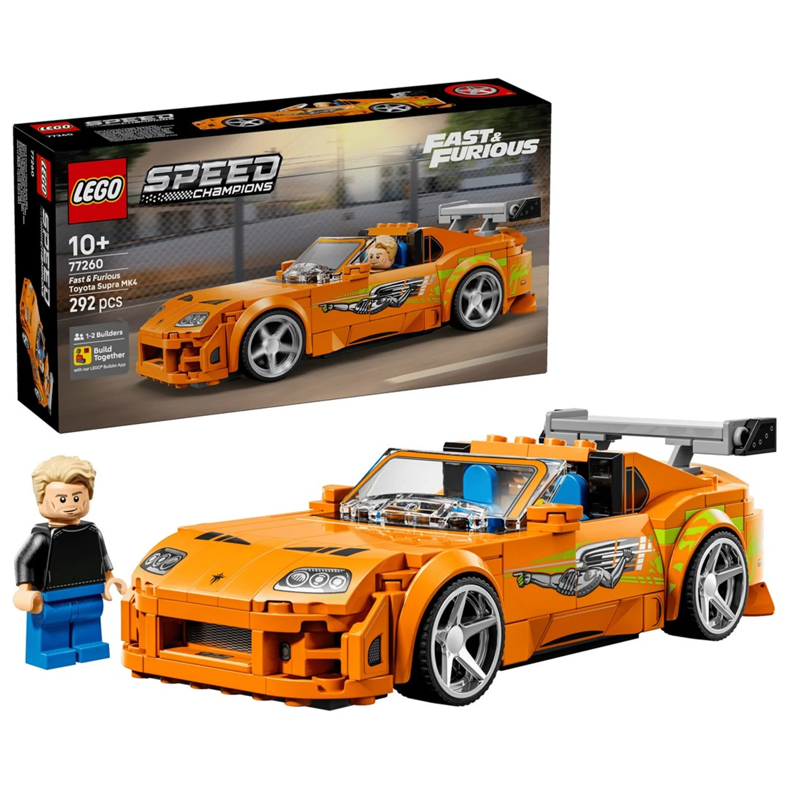 LEGO Speed Champions 77260 - Toyota Supra Mk4 z filmu "Szybcy i Wściekli — zdjęcie 1 z 8