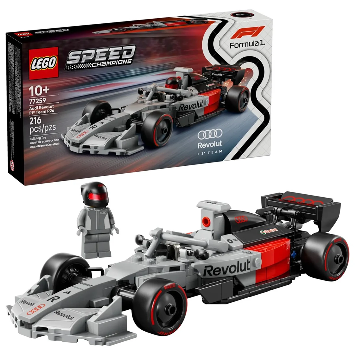 Zestaw LEGO Speed Champions - Bolid Audi R26 F1 Team