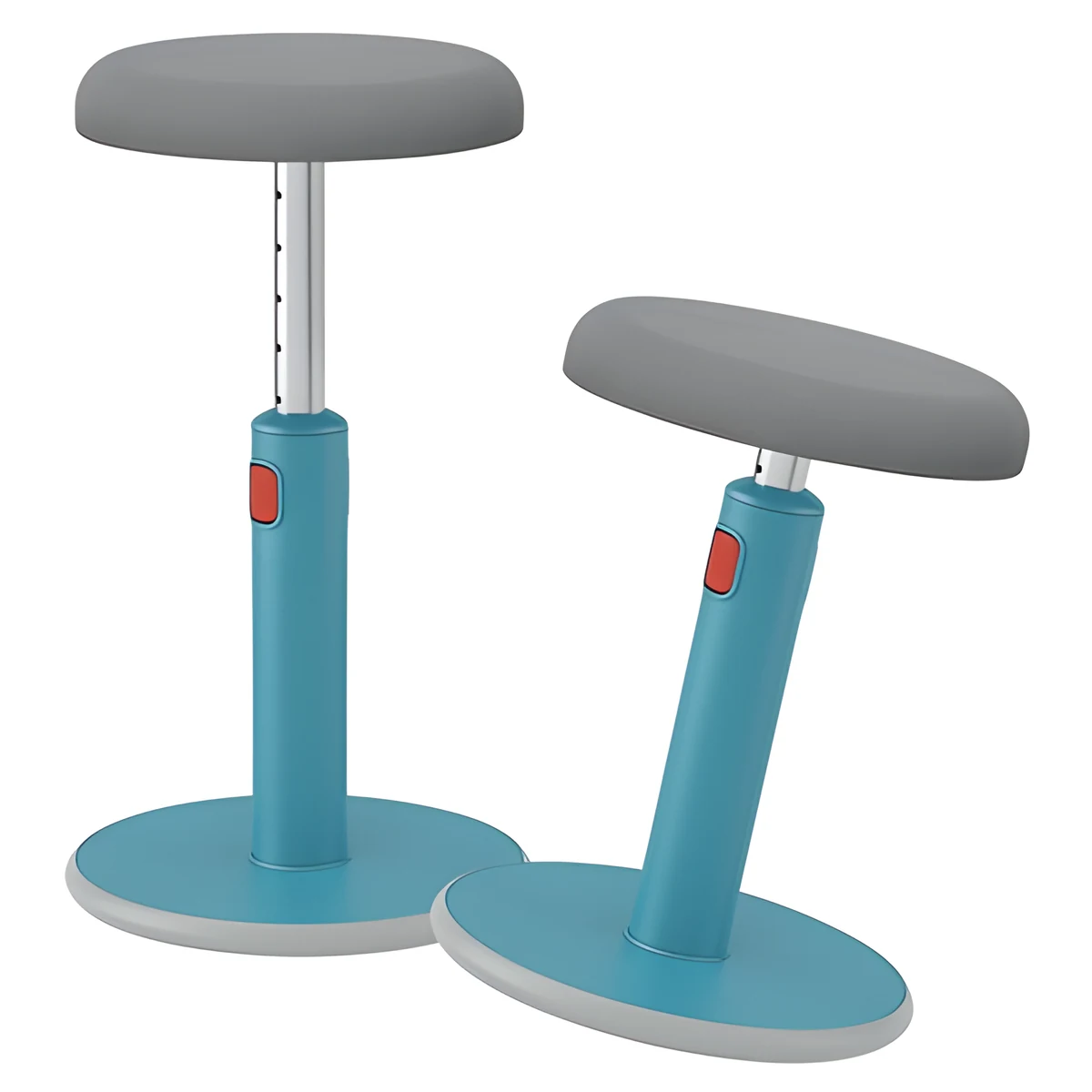 LEITZ ERGO COSY - stołek ergonomiczny niebieski