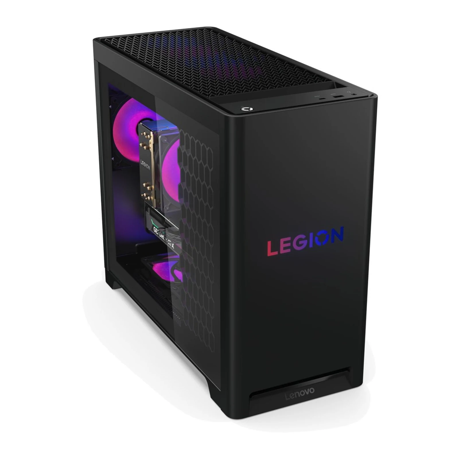 Lenovo Legion T5 30AGB10 Ryzen 5 7600 32GB DDR5 5600 SSD1TB GeForce RTX 5060 Ti 8GB WLAN+BT NoOS Eclipse Black — zdjęcie 1 z 8