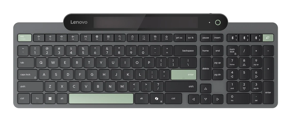 Lenovo Self-Charging Bluetooth Keyboard-US English 4Y41R69489