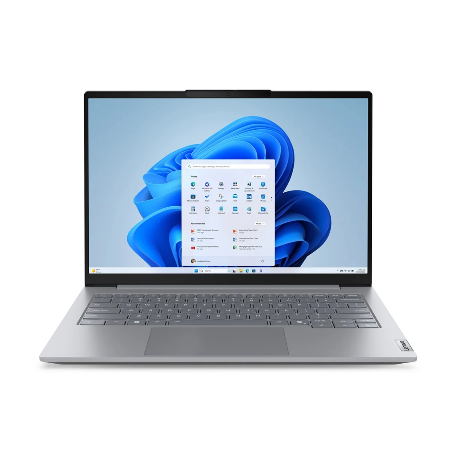 Lenovo ThinkBook 14 G8 Ultra 5 225U 14"WUXGA IPS 300nits 60Hz AG 16GB DDR5 5600 SSD512 Intel Graphics Cam1080p + IR 45Wh W11Pro Arctic Grey 3Y OnSite — zdjęcie 1 z 8