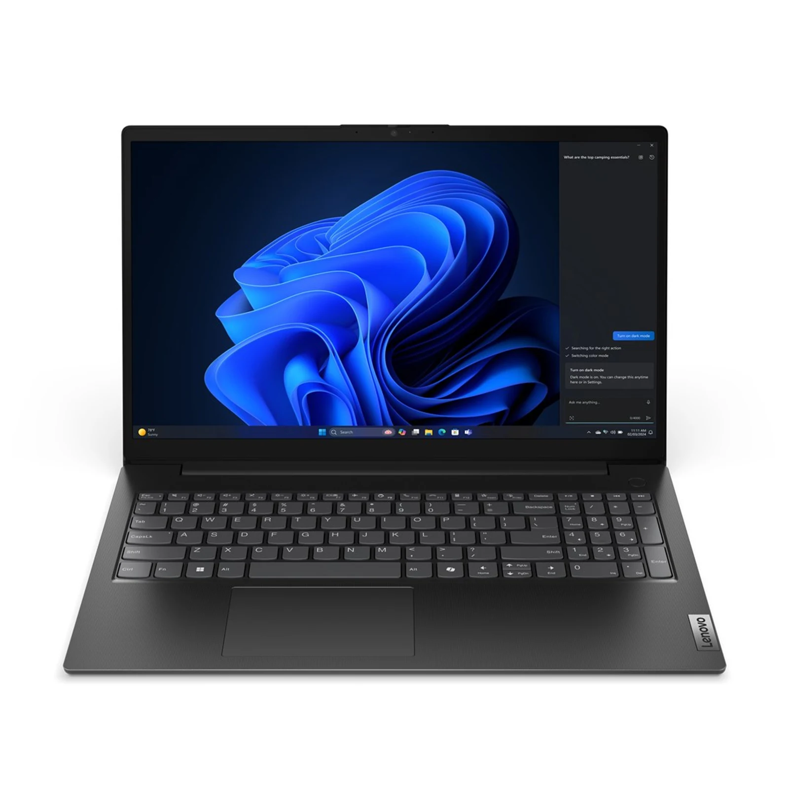 Laptop Lenovo V15 G5 i7-13620H 15,6" FHD 16GB DDR5 512GB SSD Intel UHD Graphics z kamerą 720p i czujnikiem IR, Windows 11 Pro, 3 lata gwarancji on-site — zdjęcie 1 z 8