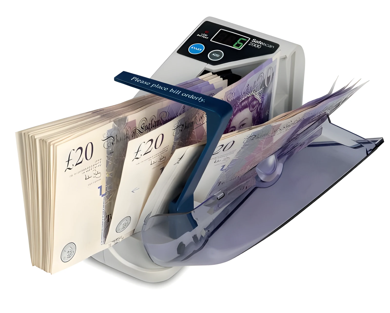 Liczarka SAFESCAN SAFESCAN 2000 - Szara, 600 banknotów/min