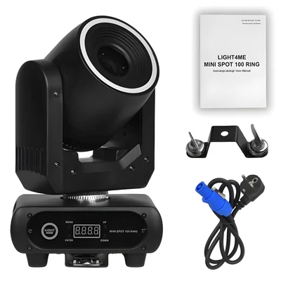 Ruchoma głowica LED LIGHT4ME MINI SPOT 100 RING - Spot o mocy 100W