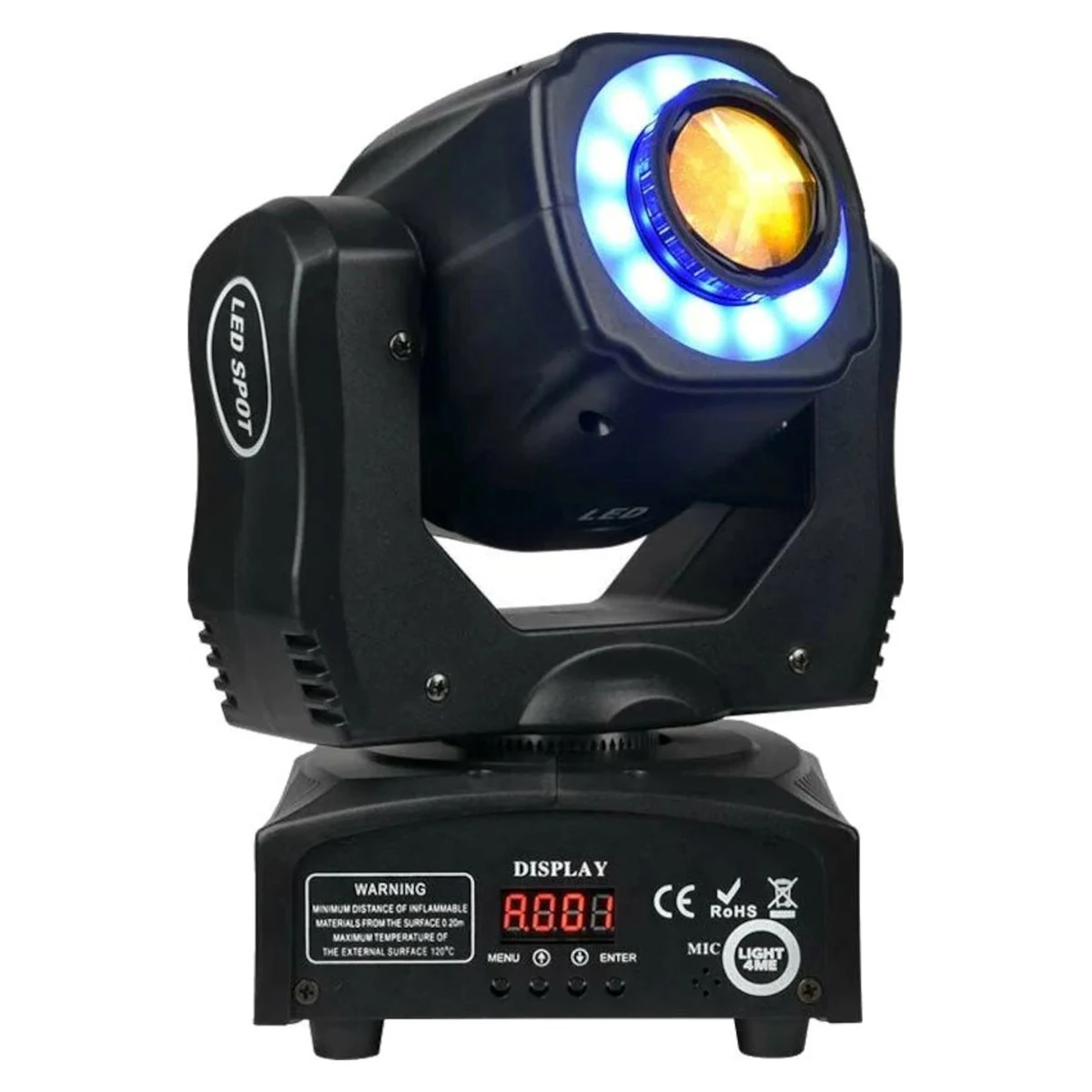 LIGHT4ME MINI SPOT 60 RING - Głowica Ruchoma LED
