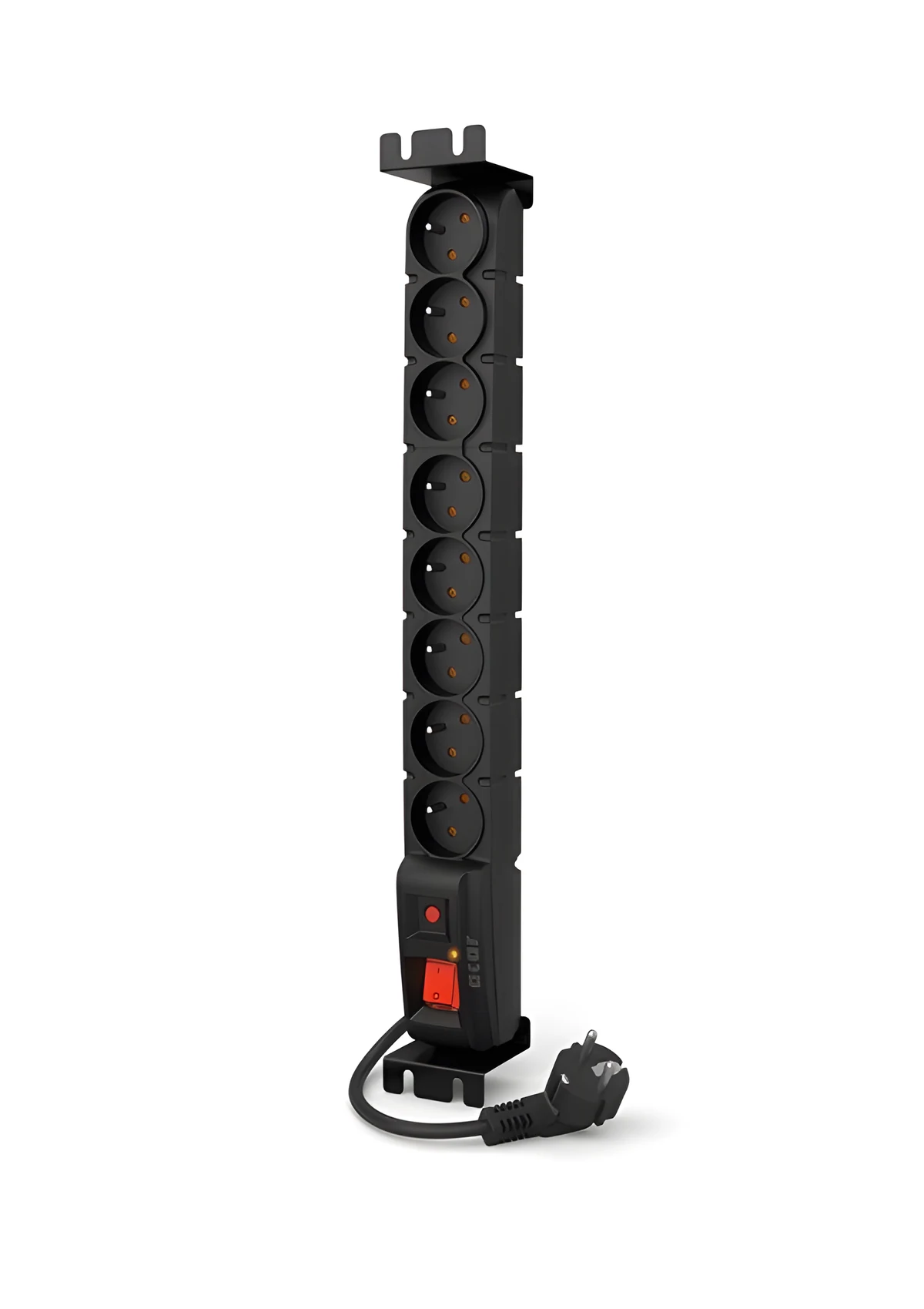 Listwa zasilająca Acar S8 FA RACK (5m ; czarny)