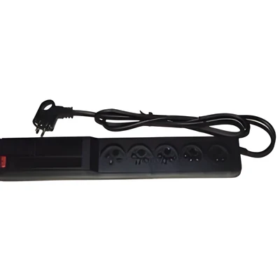 Listwa zasilająca HSK Data ALP-ACAR504WF, 5m, 10A, czarna