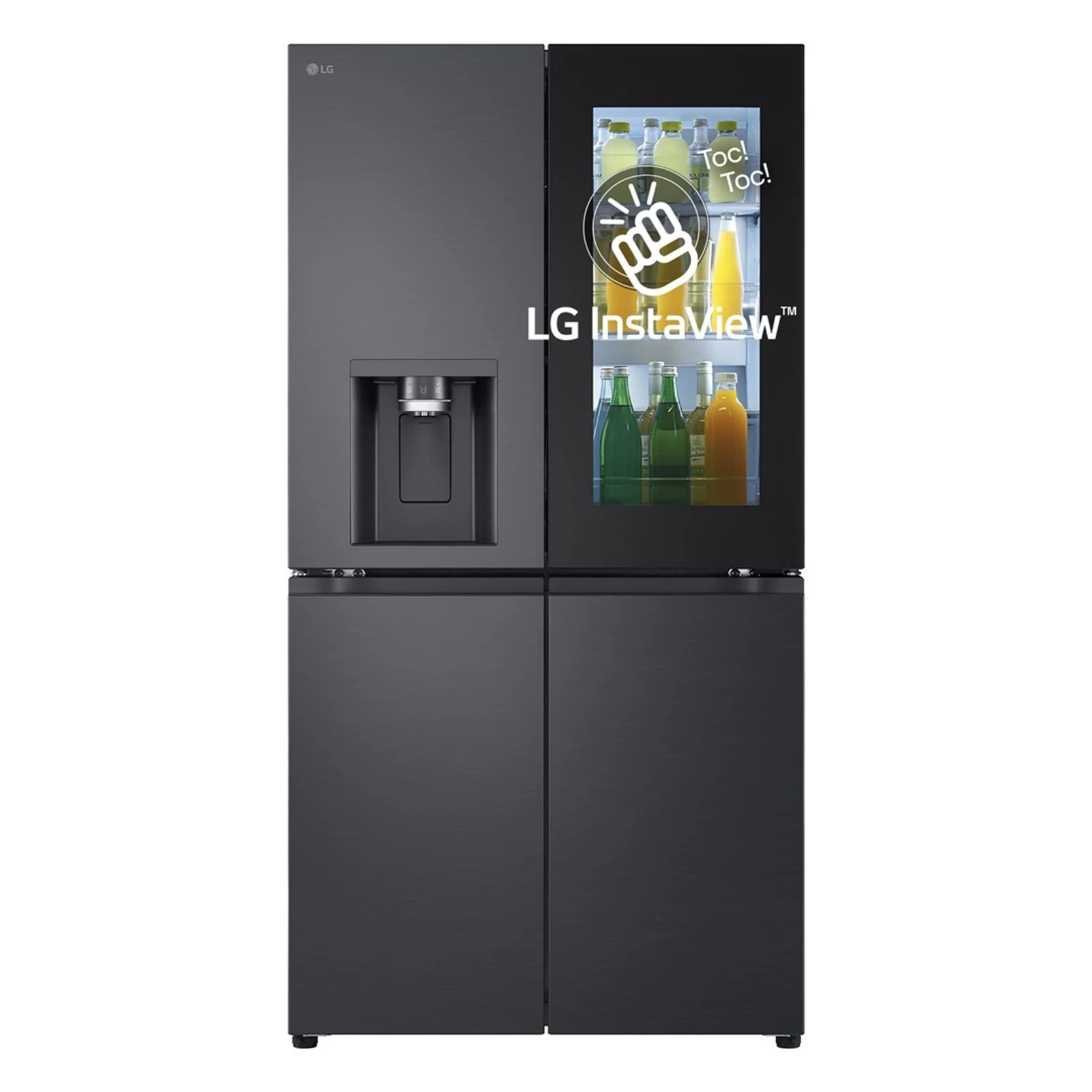 Lodówka Side-By-Side LG GMG960EVJE 179cm czarna — zdjęcie 1 z 8