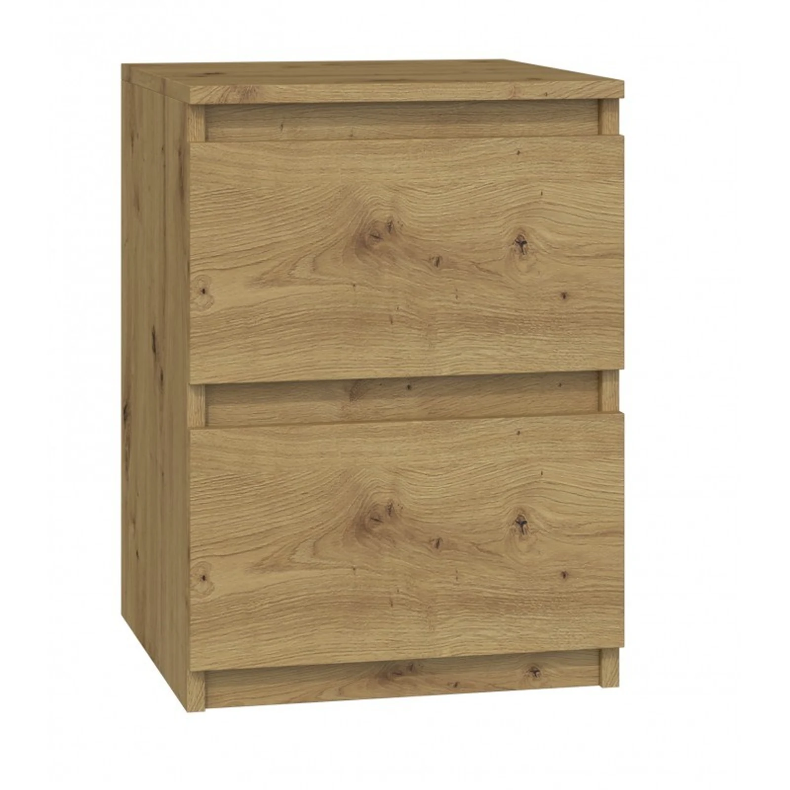 Stolik nocny Malwa, 2 szuflady, kolor artisan — zdjęcie 1 z 3