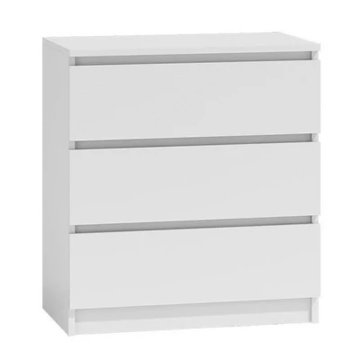 Komoda Malwa 3 szuflady, biała