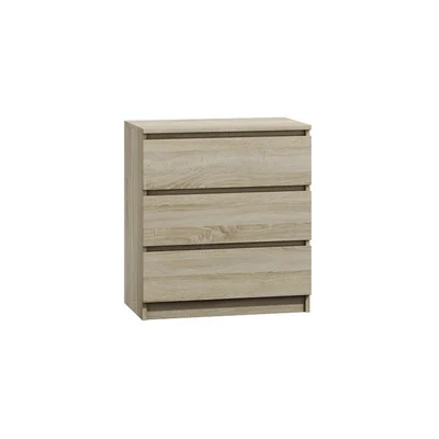 Komoda Malwa 3 szuflady, kolor sonoma