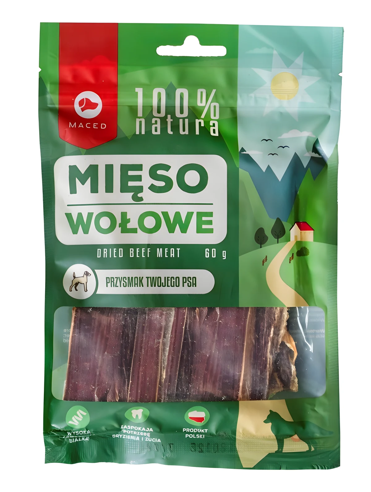 MACED 100% Natura mięso wołowe 60 g