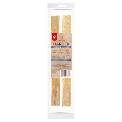 Gryzak wołowo-króliczy MACED Harder M - przysmak dla psa 100 g