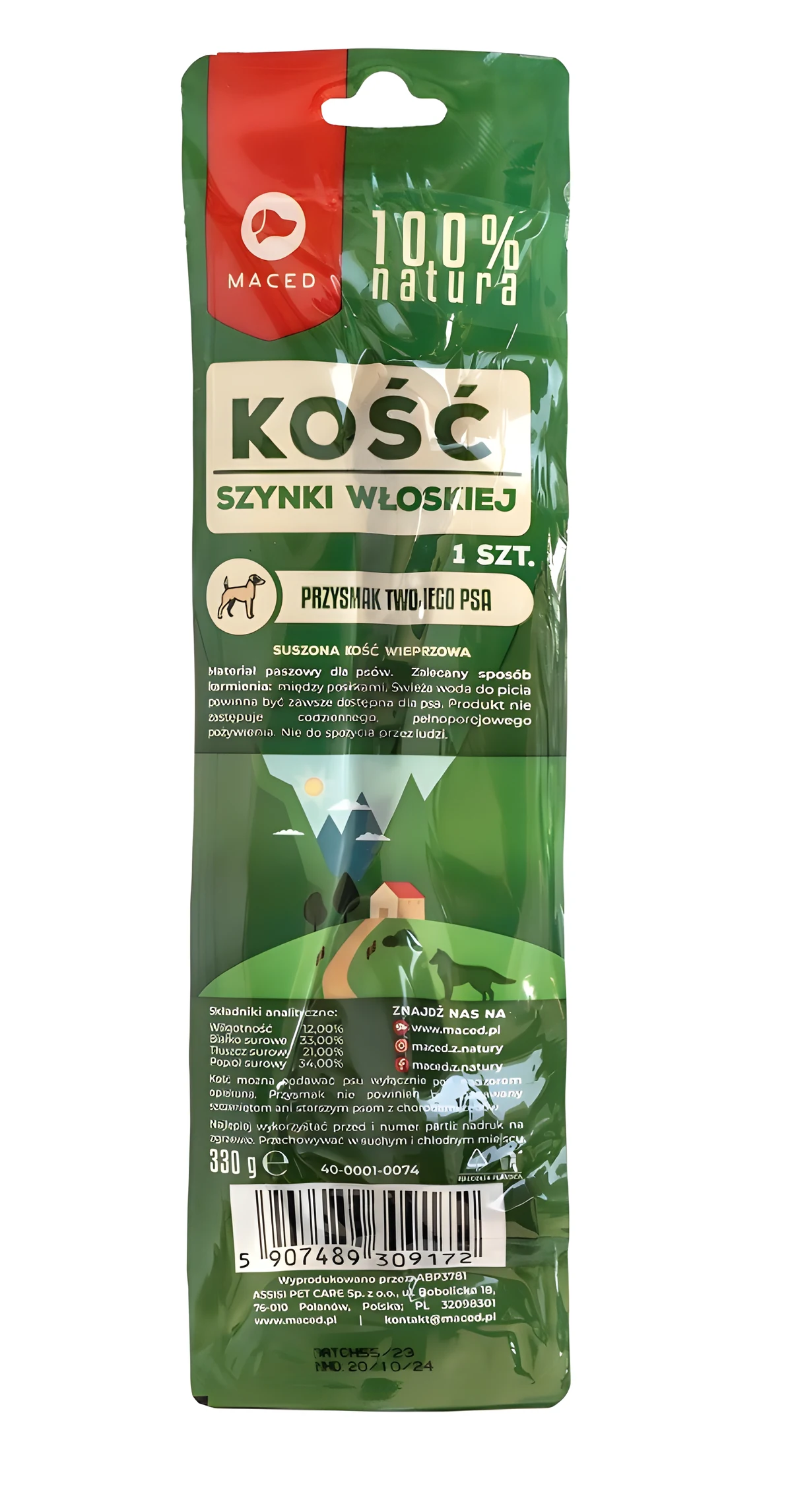 MACED kość z szynki parmeńskiej - 1 szt.