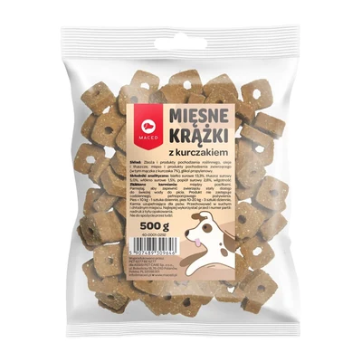 Przysmak dla psa - Krążki z kurczakiem Maced, 500 g