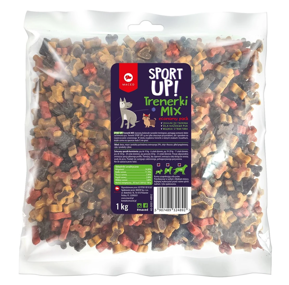 MACED Mix Sport Up! Mięsne kostki 1 kg