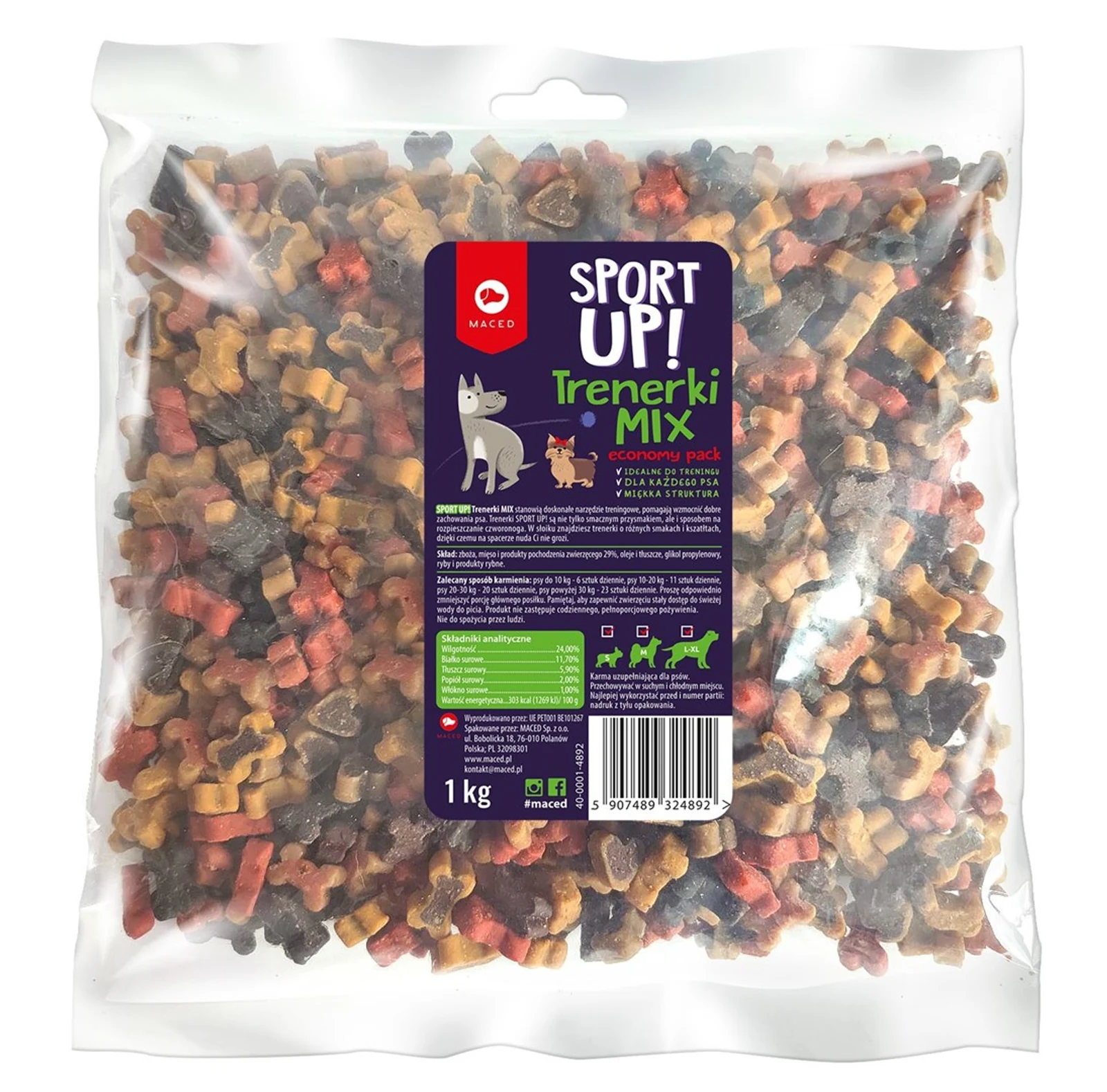 MACED Mix Sport Up! Mięsne kostki 1 kg