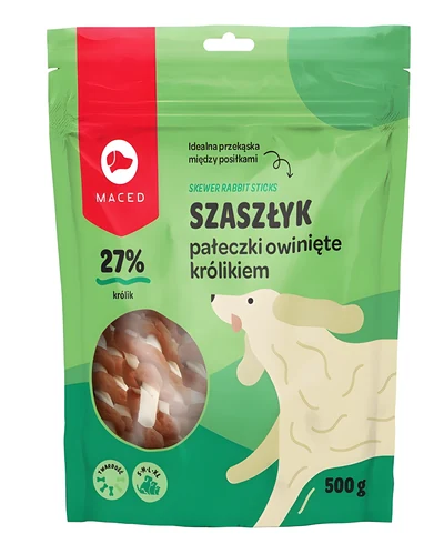 Przysmak dla psa - Szaszłyk z królikiem, 500 g