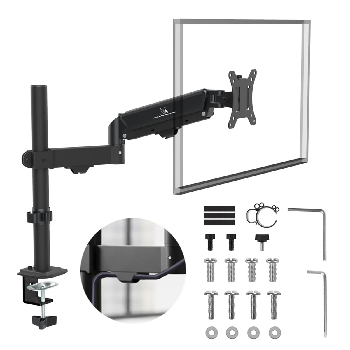 MACLEAN MC-135 Uchwyt na Monitor 17"-32" Gazowy