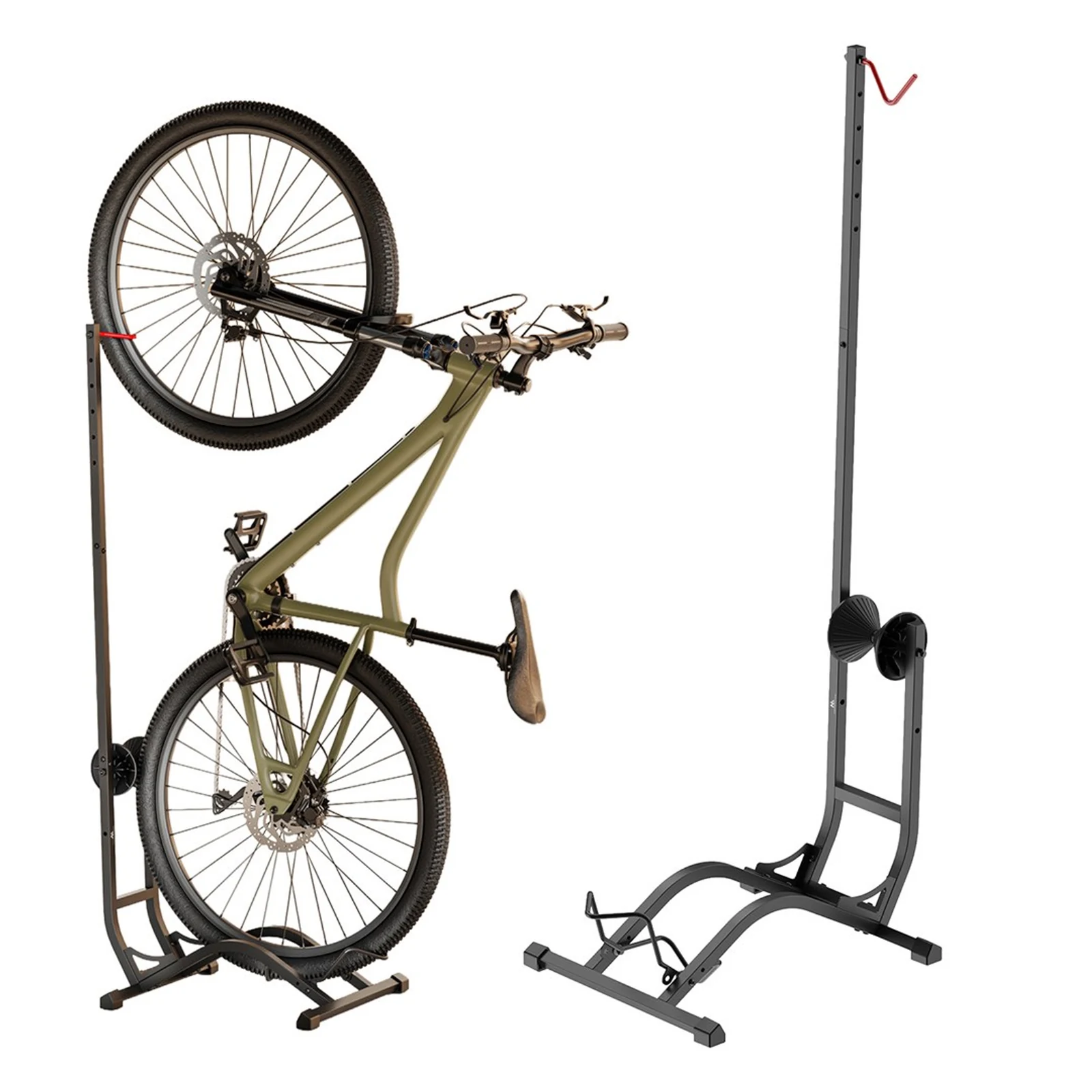 MACLEAN ROWEROWY STOJAK PODŁOGOWY WOLNOSTOJĄCY, POZIOMY / PIONOWY, DO PRZECHOWYWANIA, STAL, MAX. OBCIĄŻENIE 35KG MC-170 — zdjęcie 1 z 8