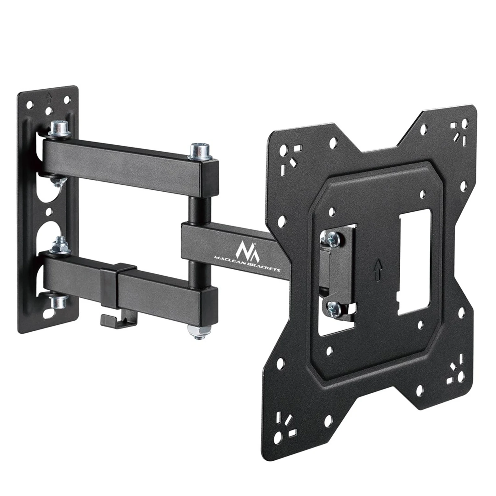 MACLEAN UCHWYT DO TV LUB MONITORA, UNIWERSALNY, MAX VESA 200X200, 23-43", 30KG, CZARNY MC-700N — zdjęcie 1 z 8