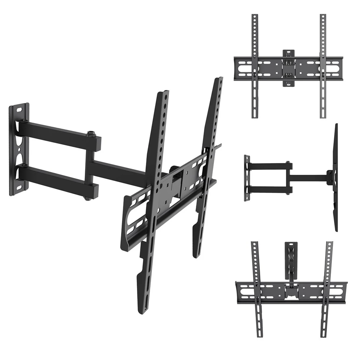 MACLEAN UCHWYT WIESZAK DO TV 32-55'' UCHWYT / WIESZAK DO TV MACLEAN, MAX VESA 400X400, 32-55", DO 25KG, CZARNY, REG. POCHYŁU