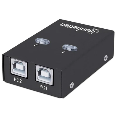Przełącznik USB 2.0 Manhattan 2-portowy automatyczny