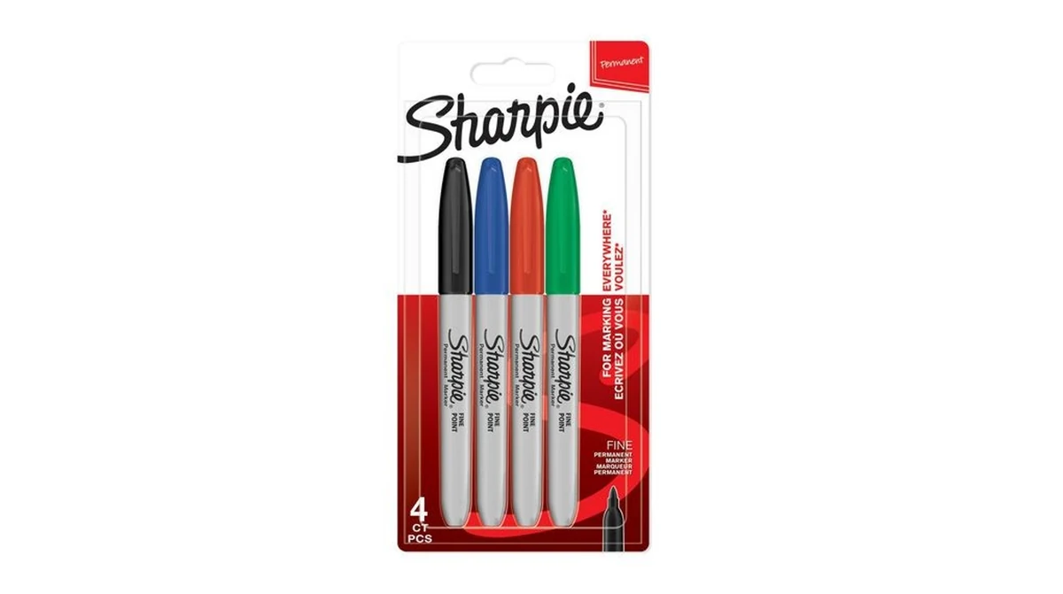 Marker permanentny Sharpie Fine CLASSIC 4szt.