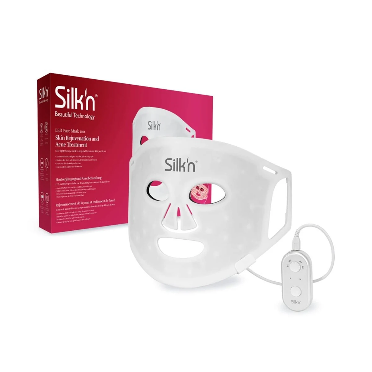 Maska LED na twarz Silk"n Facial LED Mask