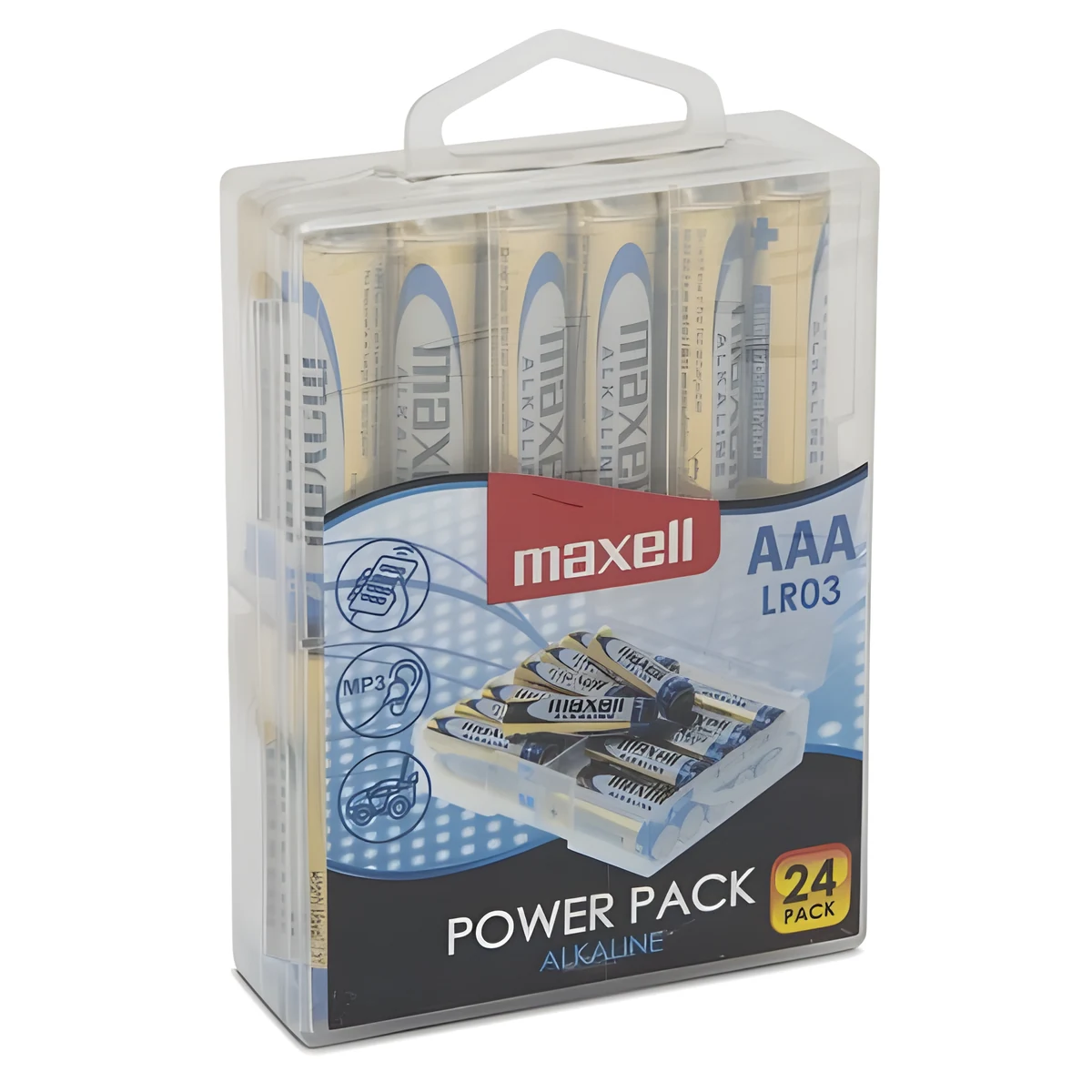 MAXELL Bateria alkaliczna LR03, VALUE BOX 24 szt.