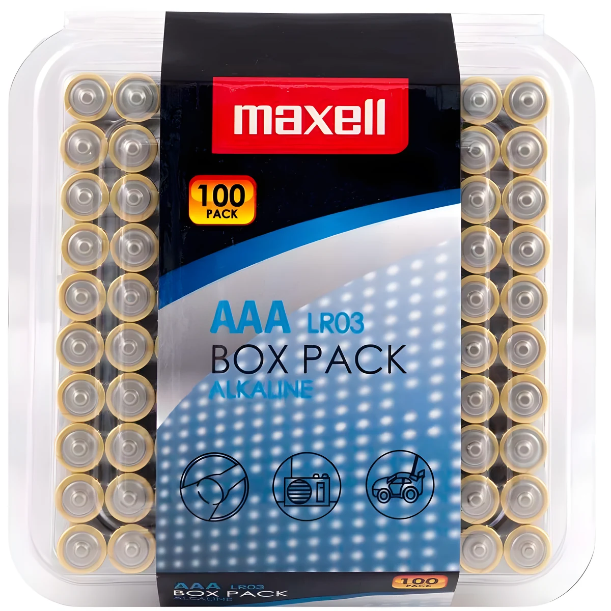 MAXELL Bateria Alkaline AAA 100 szt
