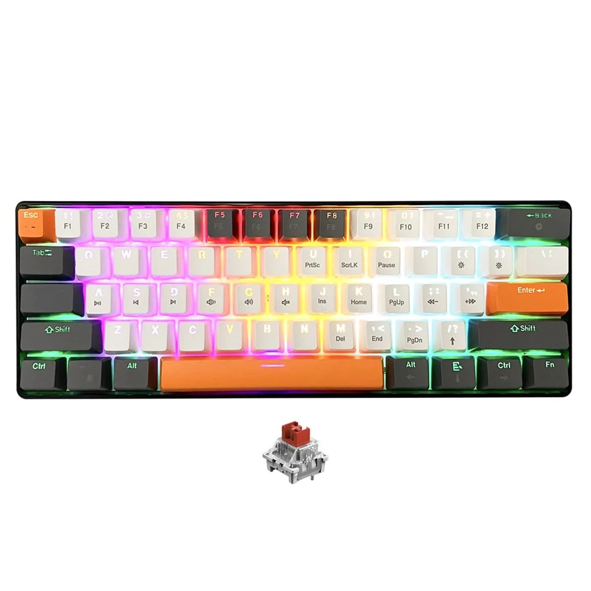 Klawiatura mechaniczna 60% Media-Tech MT1258