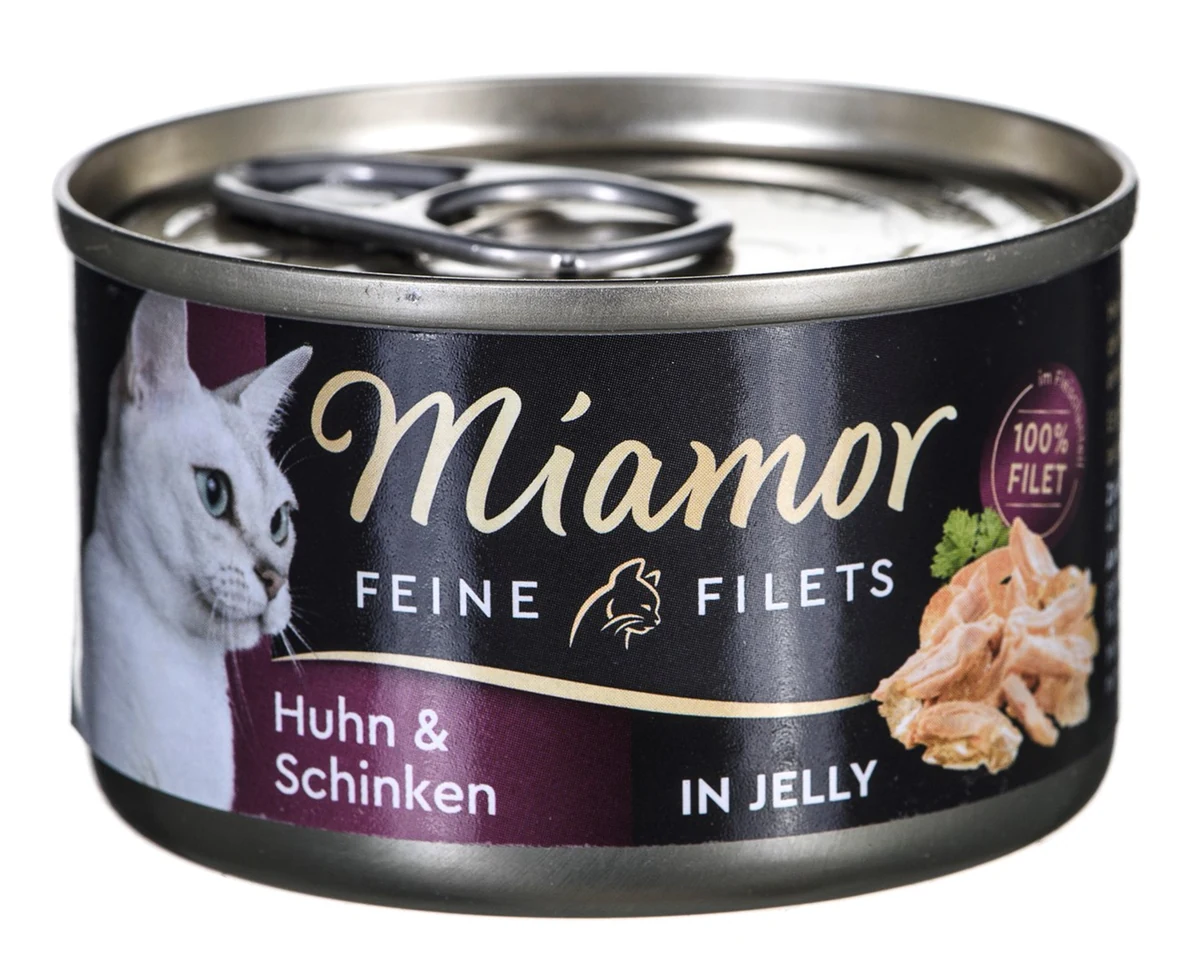 MIAMOR Feine Filets - Kura z Szynką i Ryżem 100g