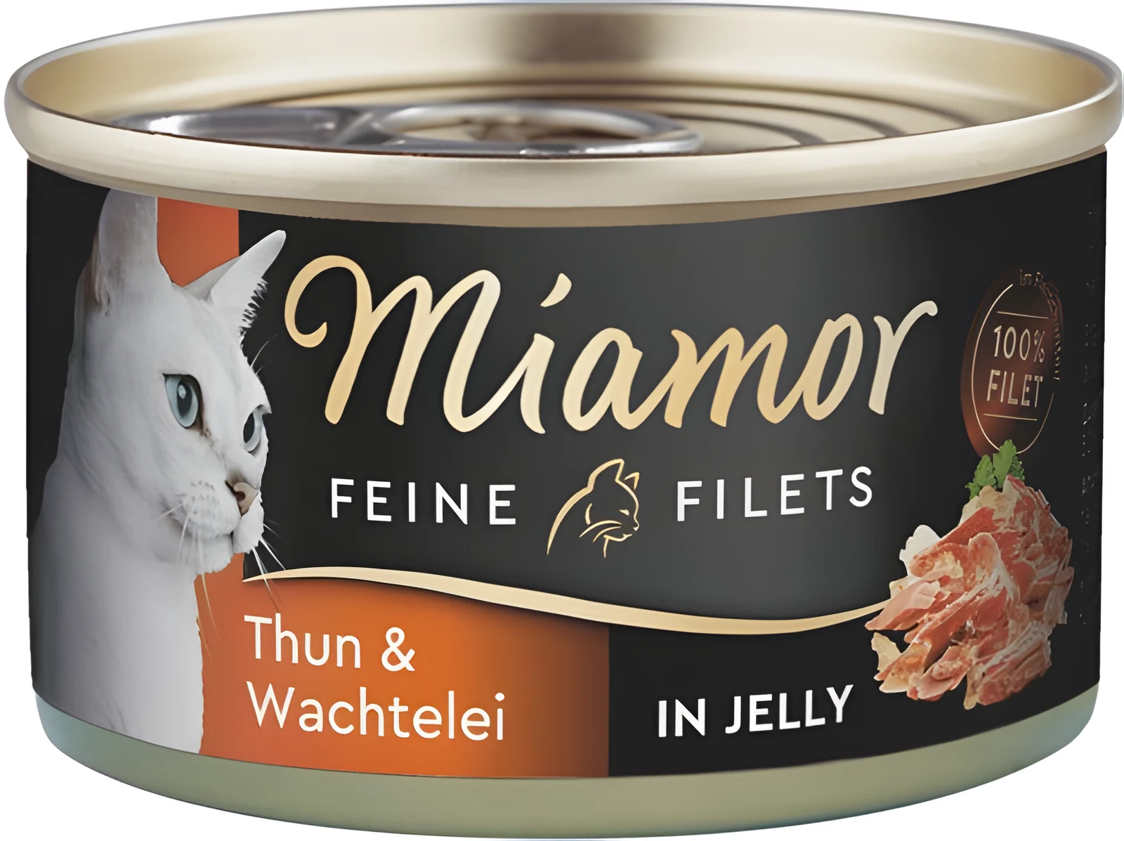 MIAMOR Feine Filets Tuńczyk z Jajami Przepiórki 100g