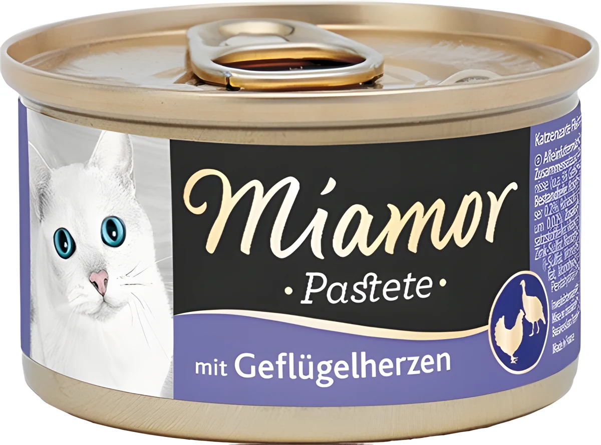 MIAMOR Pasztet mięsny dla kota 85g