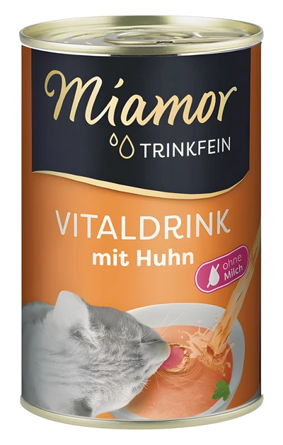 Mokra karma dla kota MIAMOR Vitaldrink z kurczakiem, puszka 135g
