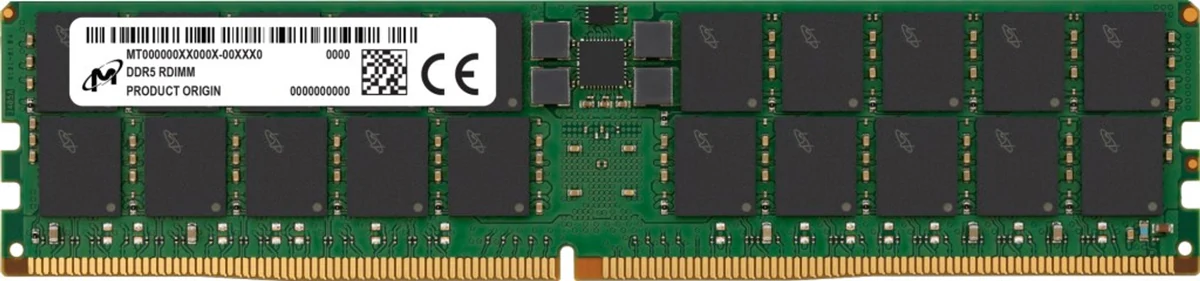 Pamięć serwerowa Micron RDIMM 64GB DDR5 4800MHz z ECC