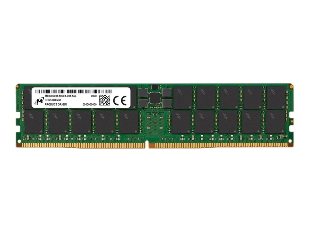 Pamięć serwerowa Micron RDIMM DDR5 64GB 4800MHz z ECC