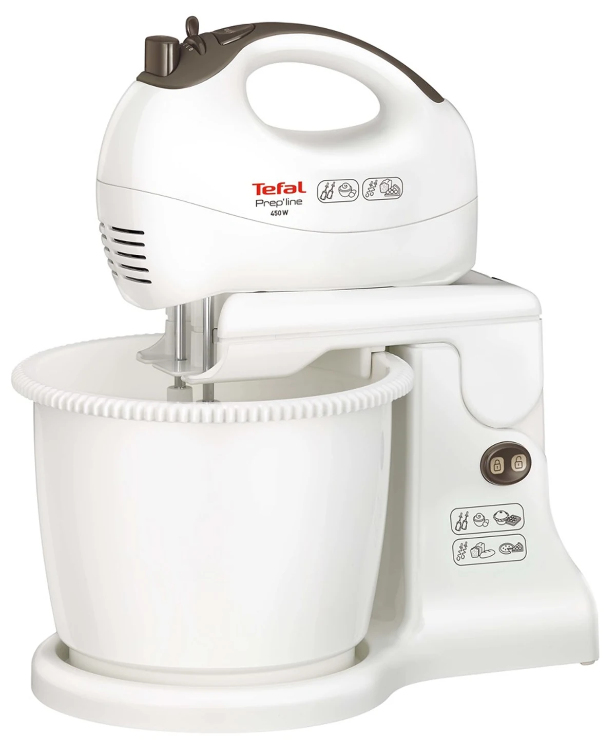 Mikser ręczny Tefal HT 4121, 450W, biały